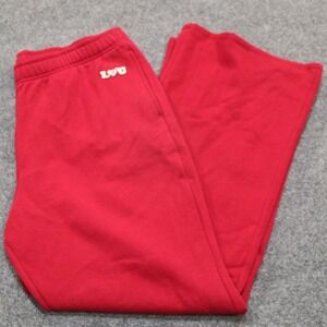 PINK Victoria's Secret Ivy Fleece Flare Pants Red XL Classic Fit 2023 Collection
